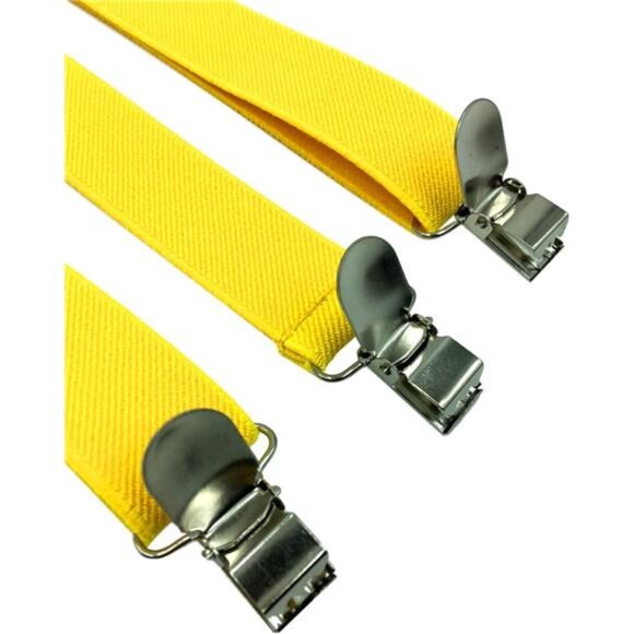 Suspenders for Women and Men | Elastic, Adjustable, Y-Back | Pant Clips, Tuxedo - Picture 3 of 7
